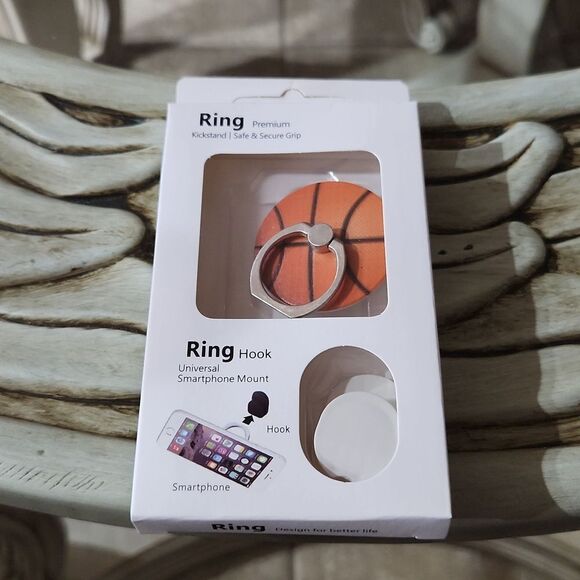 Cell Phone Sports Ring Holder - Picture 1 of 2